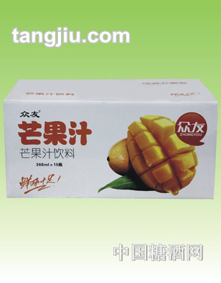 众友芒果汁饮料-360ml