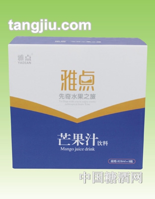 雅点芒果汁饮料-828ml