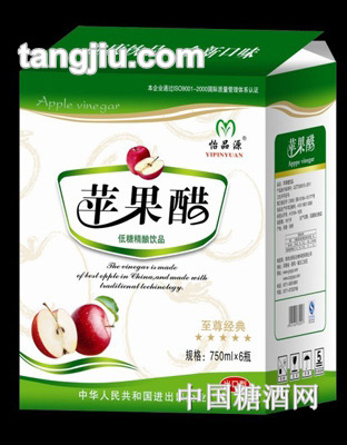 怡品源750ml苹果醋箱