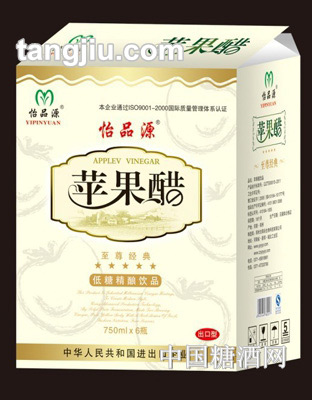怡品源苹果醋750ml箱