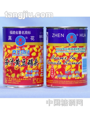 真花茄汁黄豆罐头（400克）